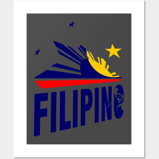 Filipino Stars and Sun Design Posters and Art